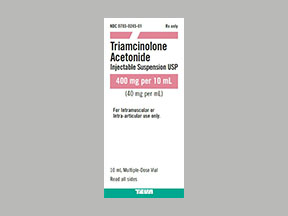 Rx Item-Triamcinolone 400MG 10 ML Gen Kenalog Vial by Teva Pharma USA Inj