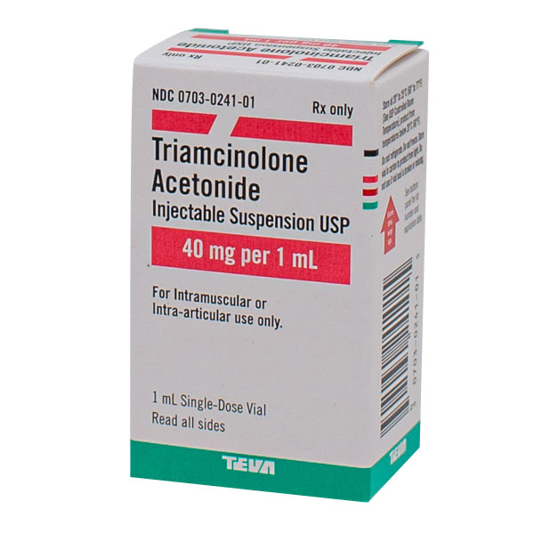 Rx Item-Triamcinolone 40MG 1 ML Single Dose Vial by Teva Pharma USA Inj