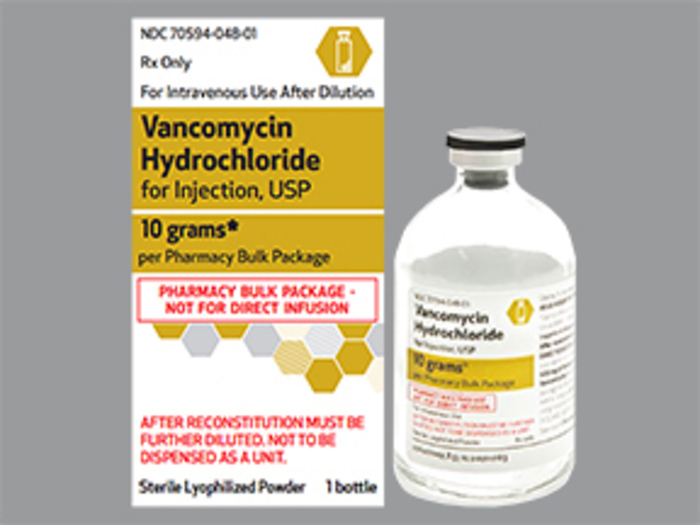 Rx Item-Vancomycin 10GM Vial by Xellia Pharma USA Gen Vancocin