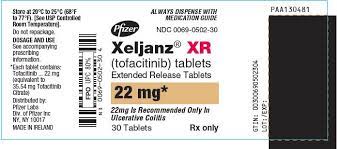 Rx Item-Xeljanz 22MG ER 30 Tab by Pfizer Pharma USA 