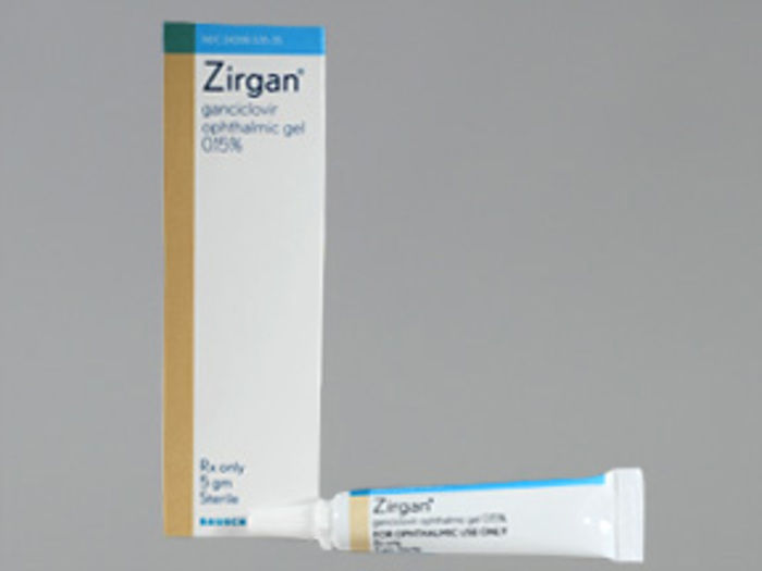 Rx Item-Zirgan 0.15% 5 GM Gel by Valeant Pharma USA 