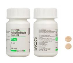 Hydrochlorothiazide Tablets 25mg, 100 Count By Accord 