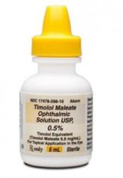 Timolol Ophthalmic Solution .5% By Akorn