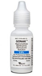 Gonak Hypromellose Ophthalmic Demulcent Solution 2.5%, 15mL By Akorn