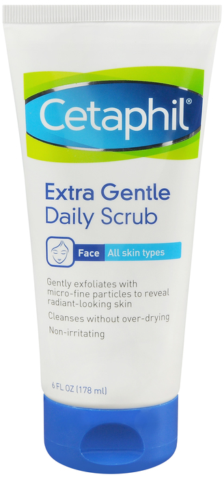 Cetaphil Extra Gentle Daily Scrub 6OZ by Galderm Lab