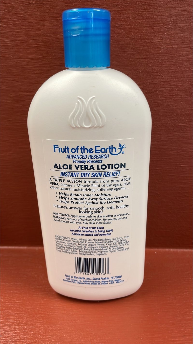Case of 6-Aloe Vera Lotion 16oz By Fruit Of The Earth