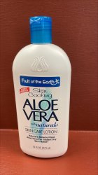 Aloe Vera LOTION 16OZ by FRUIT OF THE EARTH Case of 6