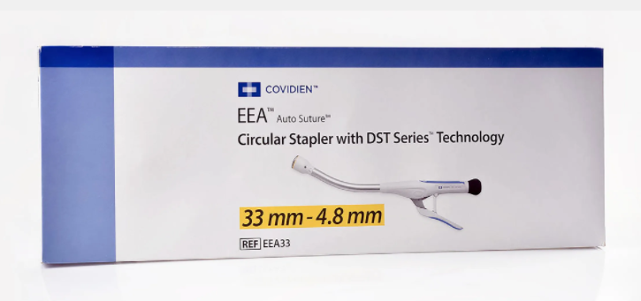 Covidien EEA33 Auto Suture Stapler: Yellow Circular With Dst Series Techno