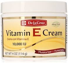 De La Cruz Vitamin E Cream 4 oz