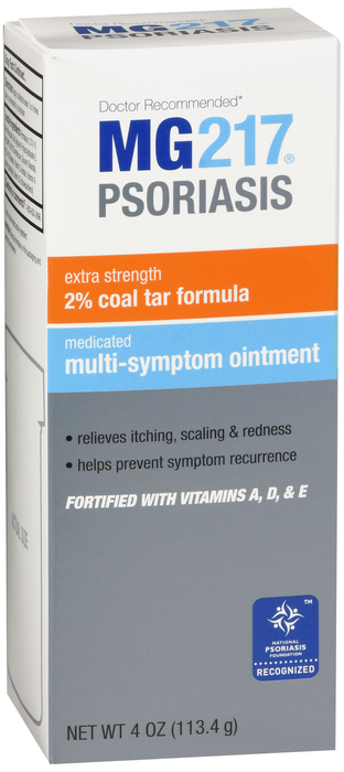 Case of 12-Mg217 Psoriasis Coal tar Formula Ointment 4 oz By Wisconsin Pharmacal Company USA   