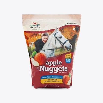 Bite-Size Nuggets Horse Treats, Apple Flavor, 1lb By Manna Pro Corpora