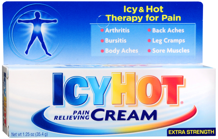 Pack of 12-Icy Hot Rub Cream Cream 1.25 oz by Chattem Drugs