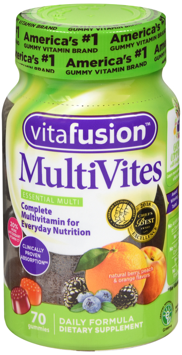 Vitafusion Multivites Gummy 70 By Church & Dwight USA 