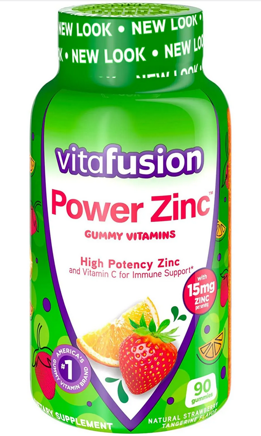 Vitafusion Power Zinc Gummy 90 Count By Church & Dwight