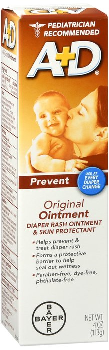 Pack of 12-A+D Prevent Original Ointment 4 oz By Bayer Corp/Consumer Health USA 