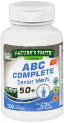 ABC Complete Multivitamin Senior Men's Caplets 100 By Natures Truth