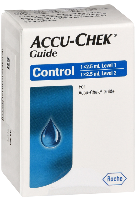 Case of 12-Accu-Chek Aviva Control Solution By Roche Diabetes 