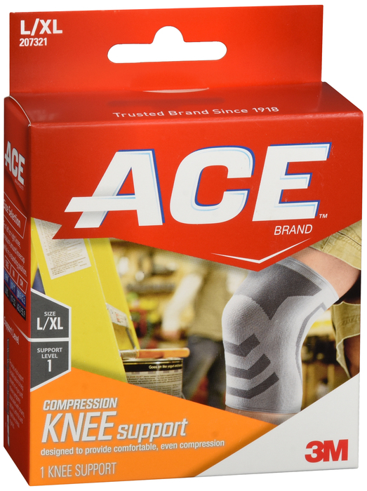 ACE Knee Support Compression L/Xl Bandage By ACE 3M USA 