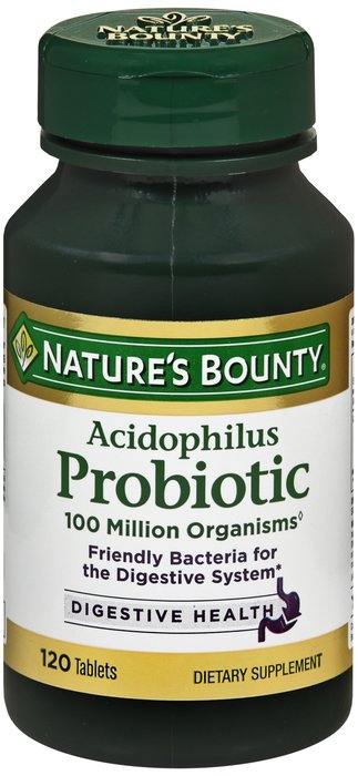 Pack of 12-Acidophilus Tab 120 By Nature's Bounty USA 