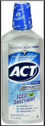 ACT Anticavity Liquid 18 oz By Chattem Drug & Chem Co USA 