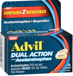 Advil Dual W/Acetaminophen Caplet 18 By Glaxo Smith Kline Consumer Hc USA 