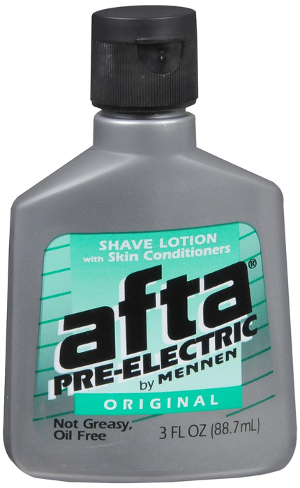 Afta Pre-Electric Lotion Regular After Shave 3 oz By Colgate Palmolive USA 