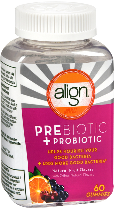 Pack of 12-Align Pre+Probiotic Gummies 60 By Procter & Gamble Dist Co USA 