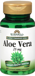 Aloe Vera 25Mb Extract Capsule 25 mg 60 By Windmill Health Products USA 