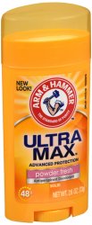 Arm & Hammer Ultramax Deodorant Antiperspirant Ov Deodorant 2.6 oz By Church & D
