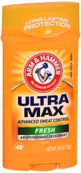 Arm & Hammer Ultramax Deodorant Antiperspirant Wi Deodorant 2.8 oz By Church & D