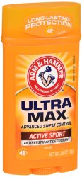 Arm & Hammer Ultramax Deodorant Antiperspirant Wide Sport Deodorant 2.8 oz By Ch