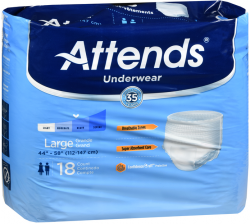 Attends Protective Underwear Extra Absorbency Large 4X18 By Attends Healthcare P