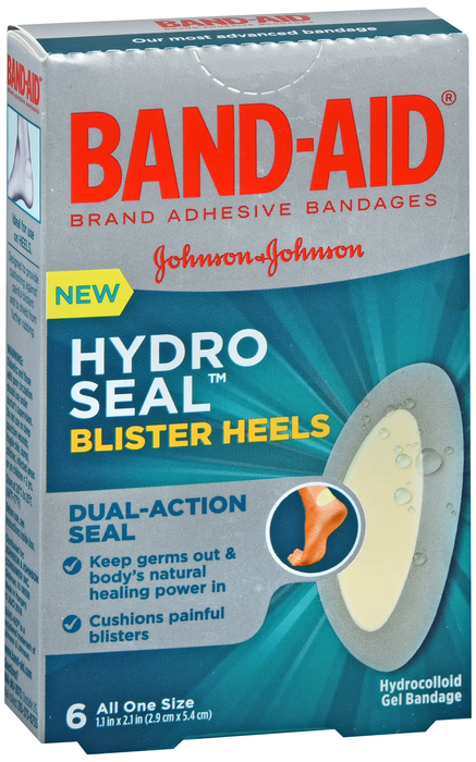 Case of 24-Band Aid Hydro Seal Blister Heels Bdg Bandage 6 By J&J Consumer USA 