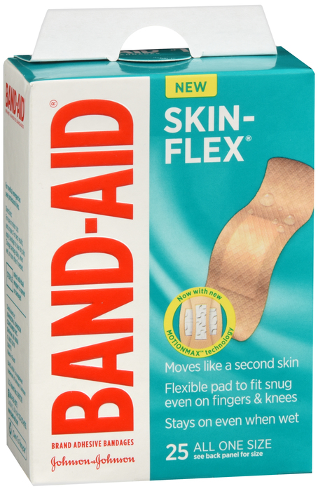 Bandaid Skin Flex All 1 Size Bdg Bandage 25 By J&J Consumer USA 
