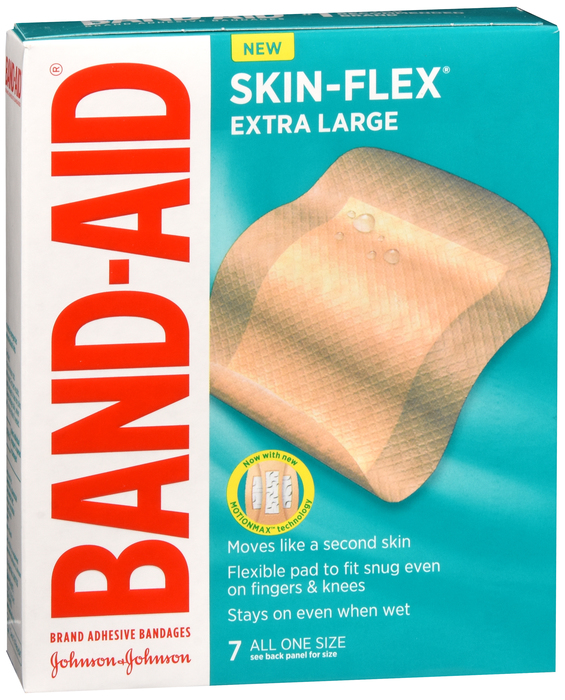 Bandaid Skin Flex Bdg Jumbo Size Xl Bandage 7 By J&J Consumer USA 