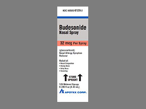 Budesonide 32 Mcg Spray 32Mcg 8.43 ml By Apotex Corp USA Gen Rhinocort