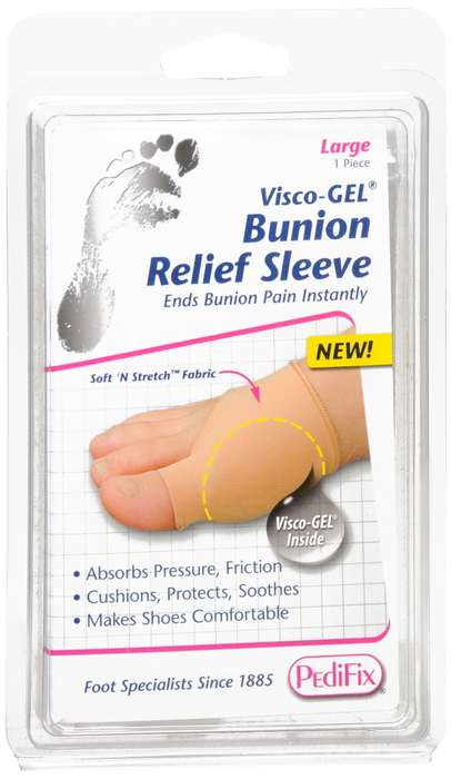 Bunion Relief Sleeve Visco L DS By Pedifix USA  Special order