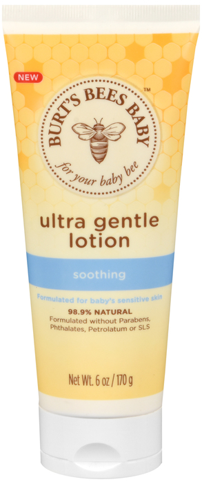 Case of 18-Burt's Bees Baby Lotion Ultra Gent Lotion 6 oz By Clorox USA 