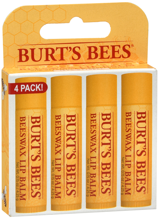Burt's Bees Lip Balm Beeswax Lip Balm 4X.15 oz By Clorox USA 