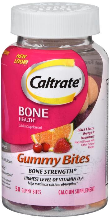 Caltrate Gummy Bites Chewable Gumybite 50 By Glaxo Smith Kline Consumer Hc USA 