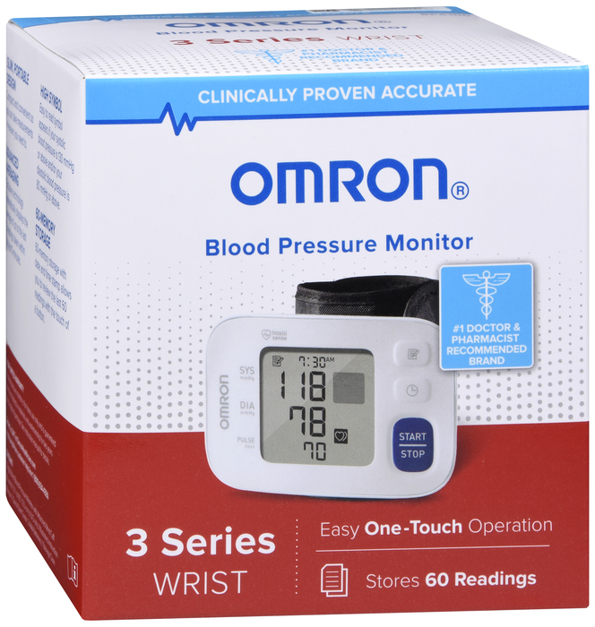 Blood Pressure Minotor Wrist By Omron Marshall USA BP6100