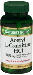 acetyl l-carnitine hcl 400 mg Case of 24-Acetyl Cap 30 By Nature's Bounty USA Did You Know? ⁠ Size:1KG تونر يحافظ على الرطوبة