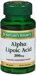 Case of 24-Alpha Lipoic Acid Super 200 mg Capsule 200 mg 30 By Nature's Bounty U