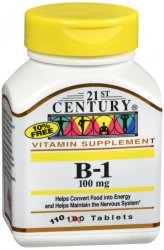 Case of 24-B1 100 mg Tab 21St Cent Tab 110 By 21st Century USA 