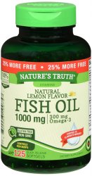 Case of 24-Fish Oil 1000 mg Lemon Sgc Soft Gel 1000 mg N/T 125 By Rudolph Invest