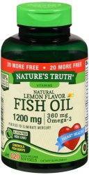 Case of 24-Fish Oil 1200 mg Lemon Sgc Soft Gel 1200 mg N/T 120 By Rudolph Invest