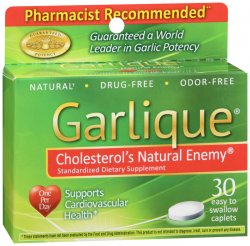 Case of 24-Garlique Garlic Caplets 30 By Emerson Healthcare USA 