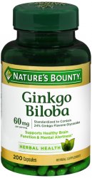 '.Ginkgo Biloba 60 mg Capsule 20.'