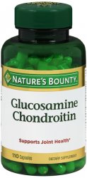 Case of 24-Glucosamine Chondroitin Cap Nat Bounty Capsule 110 By Nature's Bounty