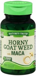 Case of 24-Horny Goat Weed Caps 60Ct Nat Truth Capsule 60 By Rudolph Investment 